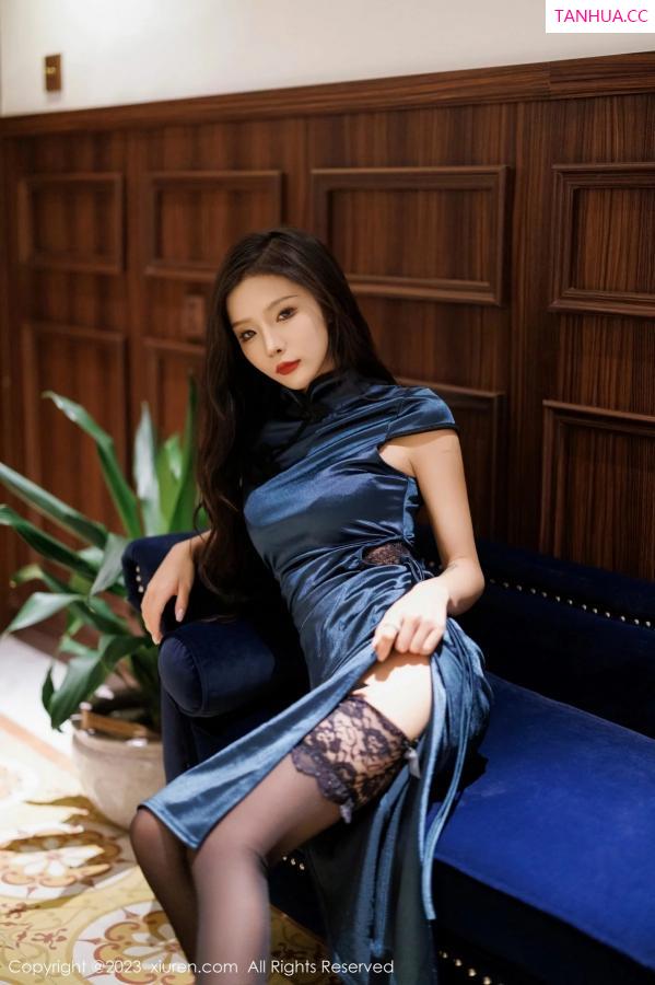 宋七七 宋-KiKi [XiuRen]高清写真图 2023.12.13 No.7800 七七kiko 旗袍美腿第9张图片
